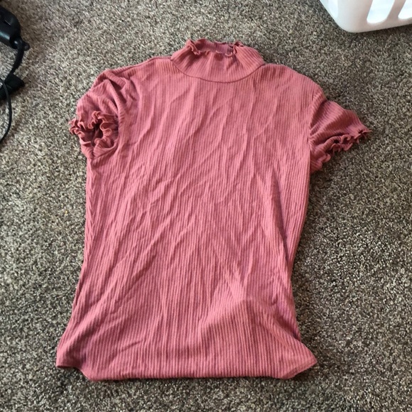 mauve turtleneck bodysuit - Picture 2 of 3